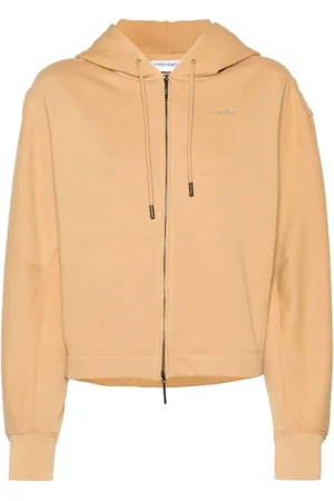 Calvin Klein SWEATSHIRT NANO LOGO ZIP ONTSPANNEN HOODIE