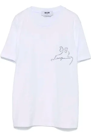 Msgm Wit T-shirt en polo