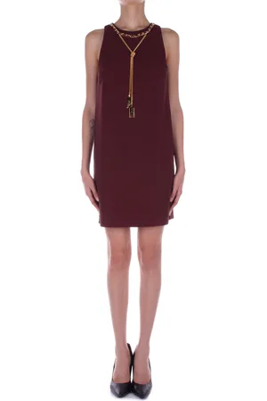 Elisabetta Franchi Bordeaux-jurken