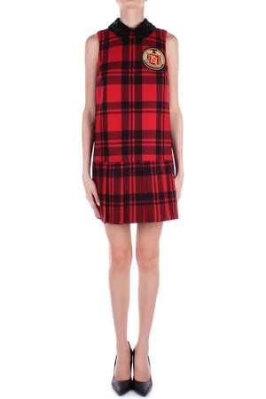 Elisabetta Franchi Bordeaux-jurken