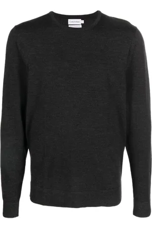 Calvin Klein SUPERIEURE WOLLEN TRUI MET CREW-HALS TRUI