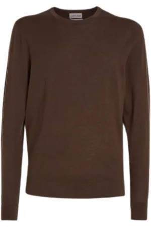 Calvin Klein MERINO TRUI MET CREW-HALS