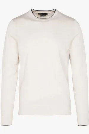 Tommy Hilfiger TRUI MET FIJNE MERINO TIPPEN