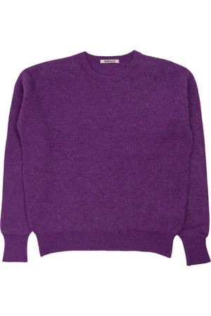 Auralee Baby Suri Alpaca Sheer Knit p/o in paars