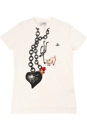 Vivienne Westwood Heart Chain Peru T-shirt in wit