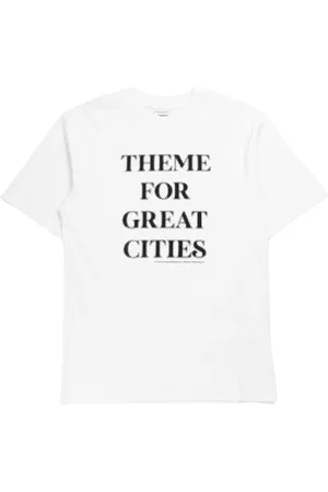 DRIES VAN NOTEN Boxy t-shirtthema voor grote steden