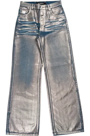 MISBHV Silver Coated Dirt-denimbroek van katoen