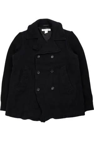 Comme des Garçons Herenjas met dubbele rij knopen, marineblauw