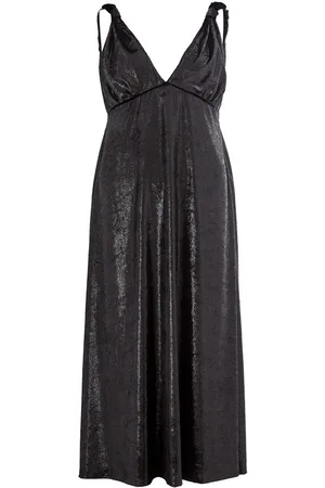 LARDINI Jurk met riemen Velvet effect