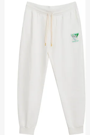 Casablanca Joggers Tennis Club Icon wit met borduurwerk