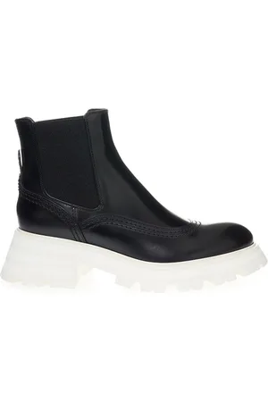 Alexander McQueen Chelsea-laarzen Witte hak