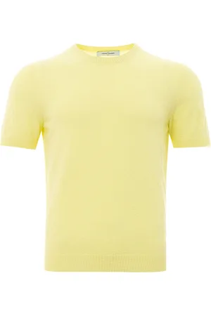 Gran Sasso T-Shirt half sleeve in geel