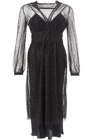 LARDINI Lange jurk in Tulle met ondergoed