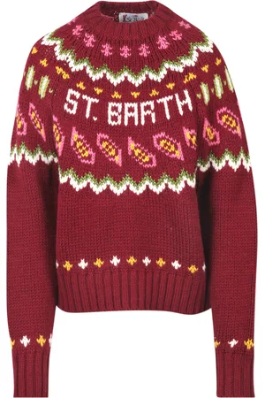 MC2 SAINT BARTH Trui - 441703 - Bordeaux patroon
