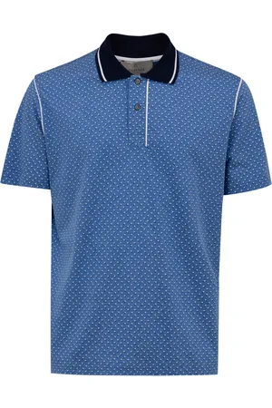 CANALI Polo fantasie met korte mouwen