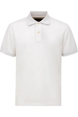 CANALI Polo witte korte mouw