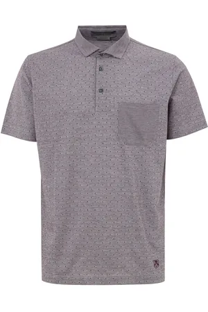 corneliani Polo Rechter mouwen met zak en logo in relief
