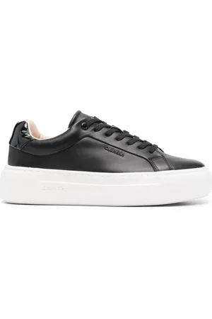Calvin Klein Flatform lederen sneakers