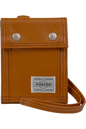 PORTER-YOSHIDA & CO Free Style portemonnee met camel schouderband