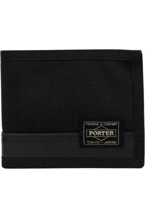 PORTER-YOSHIDA & CO Warmte nylon portemonnee in zwart