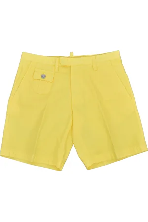 Dsquared2 2 Bermuda Geel Heren Katoen Mod.S71MU0290S35797015