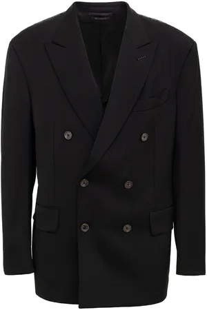 Tom Ford Dubbelborst zwarte jas