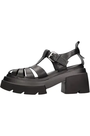 Elena Iachi Sandalen zwart