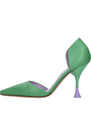 3Juin Schoenen met groene hak