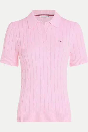 Tommy Hilfiger POLO CO CABLE MID GG SS POLO SWT