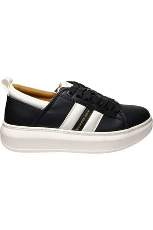 Alexander Smith Mannenschoenen Eco Wembley Man-Zwart Wit