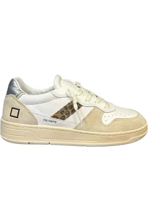 D.A.T.E. Vrouw HOF 2.0 CALF WHITE-LEOPARD