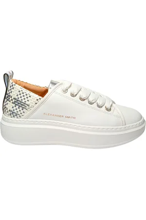 Alexander Smith Damesschoenen Wembley vrouw wit zilver