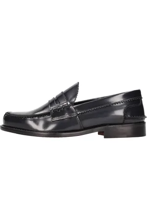 SAXONE Lage schoenen blauw
