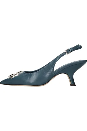 Tory Burch Schoenen met blauwe hakken
