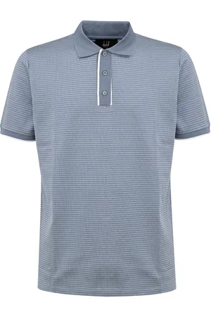 Dunhill Katoen Polo met Afdruk Jacquard