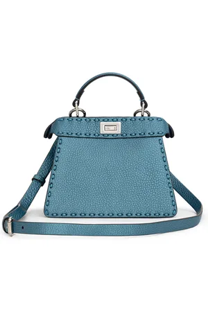 Fendi Handtas Peekaboo Iseeu Petite in Blue Lagoon