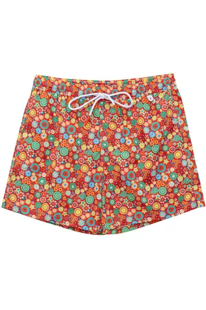 ISAIA Boxer kostuum met multicolor afdrukken