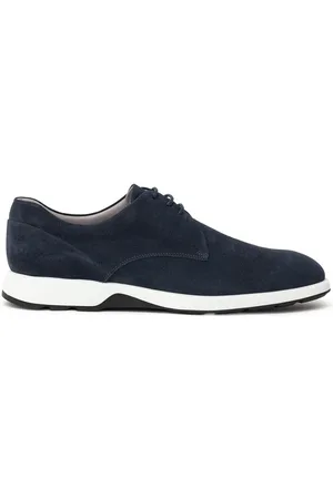 Hogan Derby Blue Moccasin