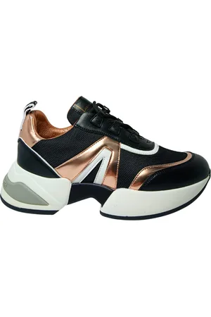 Alexander Smith Damesschoenen Marmer vrouw-zwart koperen sneakers