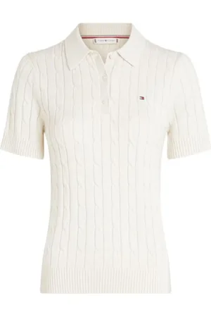 Tommy Hilfiger POLO CO CABLE MID GG SS POLO SWT