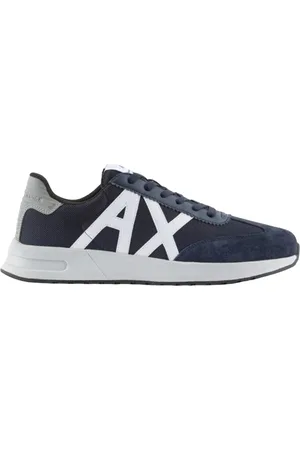 Armani Exchange Blauwe sneakers