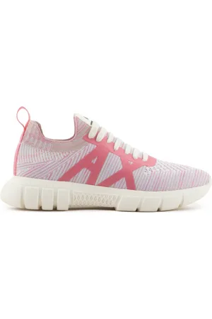 Armani Exchange Paarse sneakers