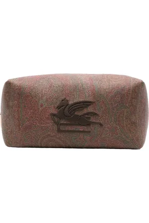Etro Handtassen man - pounch m arnica en leer - bruin
