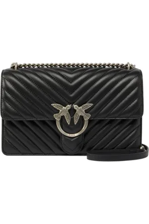 Pinko Schoudertassen vrouw - love one classic dc schapen - zwart
