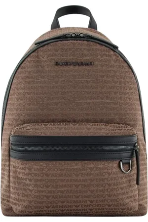 Emporio Armani Een schoudertas voor mannen - rugzak - bruin