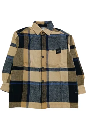 HUGO BOSS Shirt 269 Squares Biscuit J51129