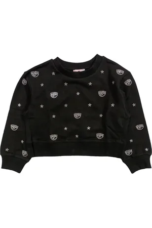 Chiara Ferragni Zwart sweatshirt 0050 Logomania 59A606 1005