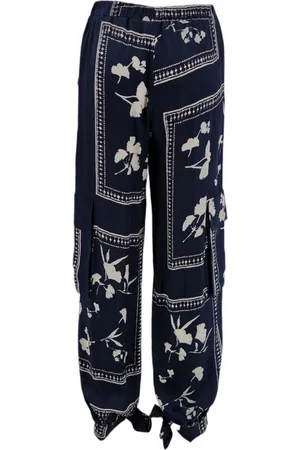 1-ONE Blauw/Ivory broeken