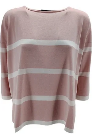 ANNECLAIRE T-shirt en Polo Rosa
