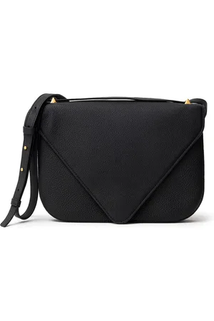 Bottega Veneta Mount Black Leather schoudertas